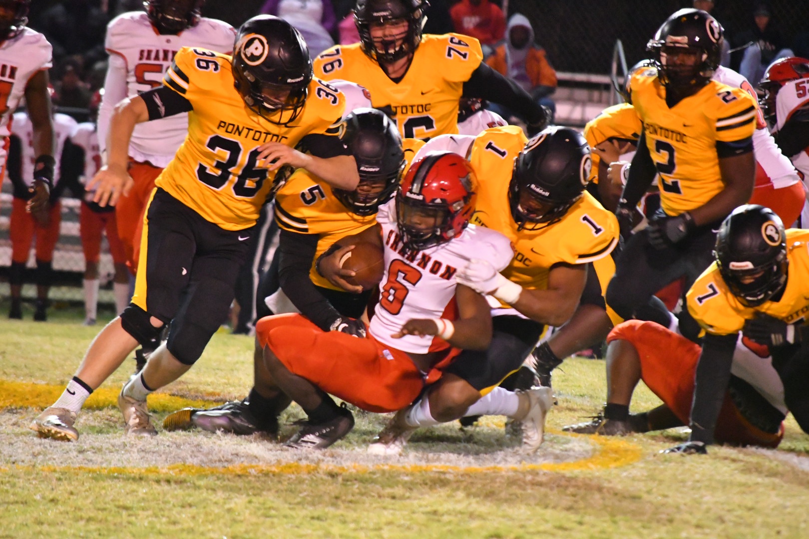 Pontotoc clinches 2 seed, home playoff game with win over Shannon