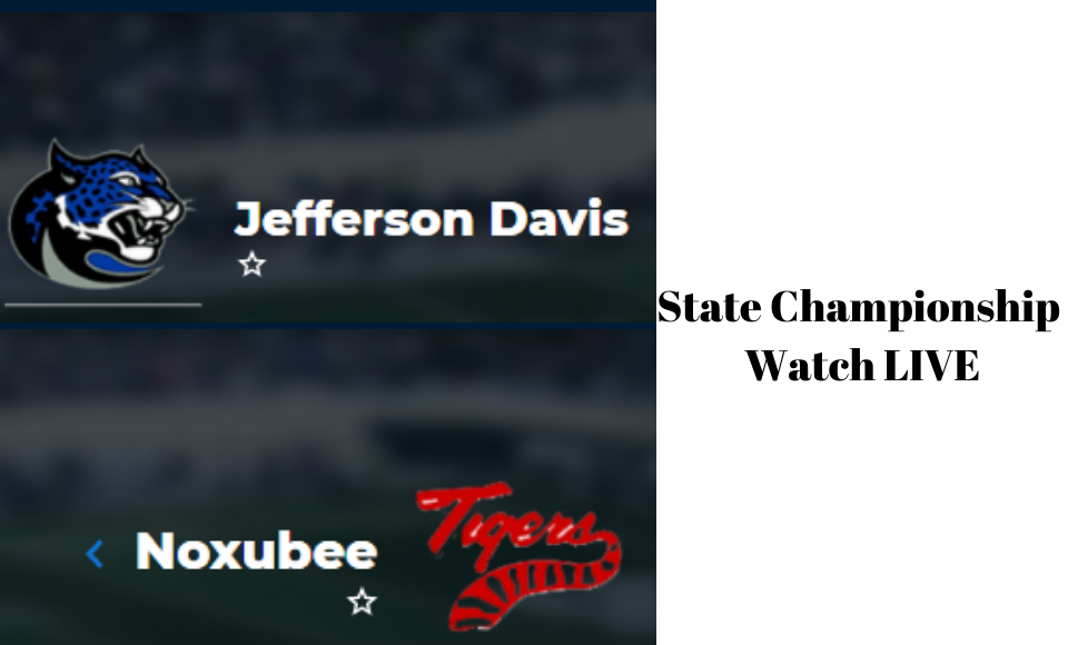 Watch Jefferson Davis and Noxubee play for a state title LIVE