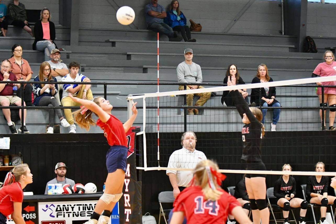 Belmont picks up 28th sweep of year with second round victory over Myrtle