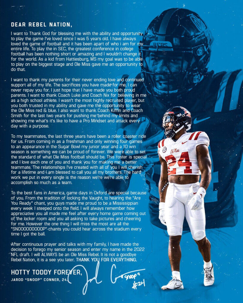 Snoop Conner, Ole Miss, Running Back