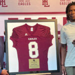 Horn Lake retires Super Bowl champ Harris' high school jersey