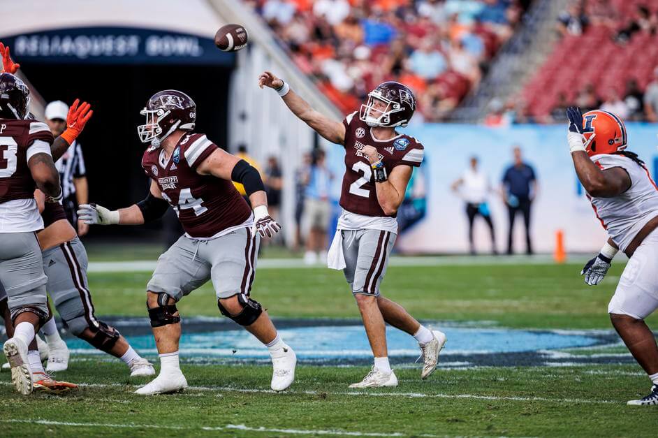 TAMPA, FL – 2023.01.02 – Mississippi State vs. Illinois