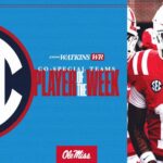Watkins Named SEC Co-Special Teams Player of the Week Watkins POW