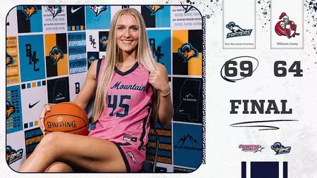 Blue Mountain Christian Upsets No. 18 William Carey in SSAC Battle Toppers take down SSAC rival No.18 WCU in Hattiesburg