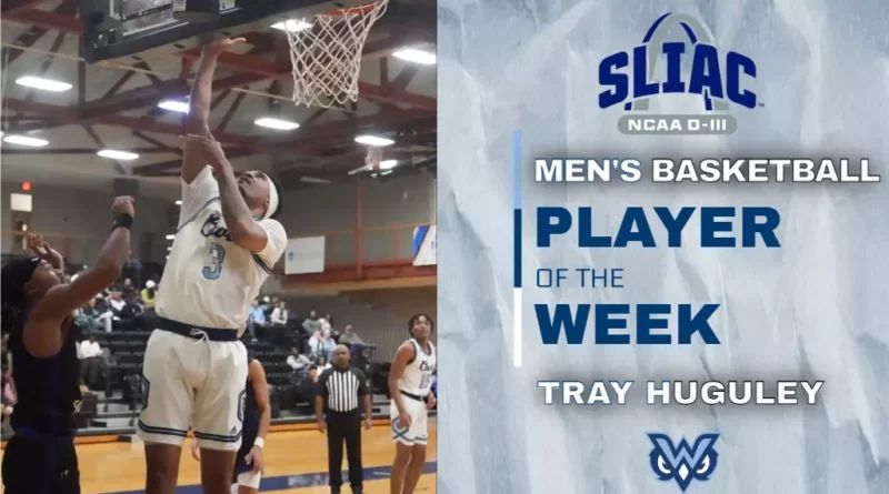 Pick 6: Huguley earns SLIAC men’s hoops Player of the Week once more