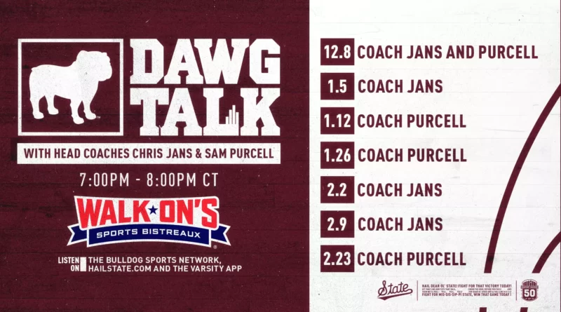 Mississippi State to Host ‘Dawg Talk’ Radio Show Monday Basketball Dawg Talk Set For Monday