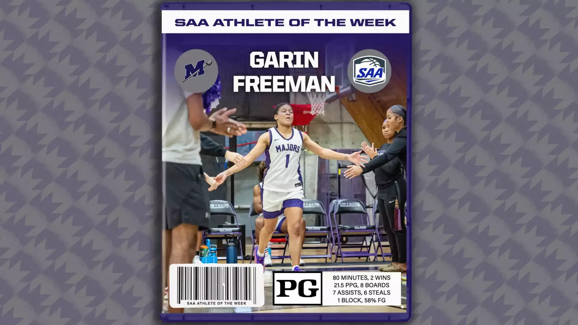 Millsaps Guard Garin Freeman Named SAA Women's Basketball Player of the ...