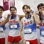 Ole Miss Track & Field Earns Silver in Men’s DMR at SEC Indoor Championships Track & Field Takes Silver in Men’s DMR to Open SEC Indoor Championships