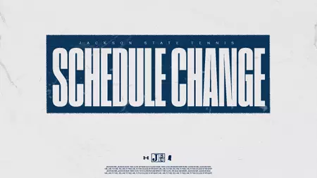 Jackson State tennis matches moved to Monday due to weather concerns Weather forces change in tennis schedule, matches moved to Monday