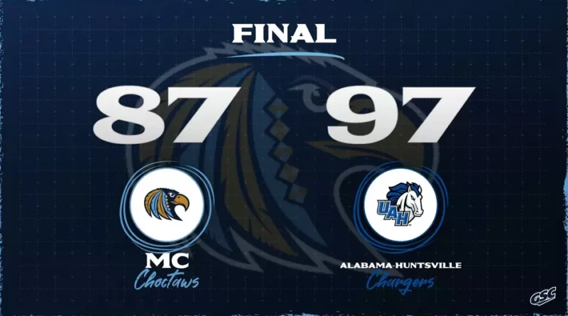 Men's Basketball: Mississippi College Falls to UAH in High-Scoring Battle