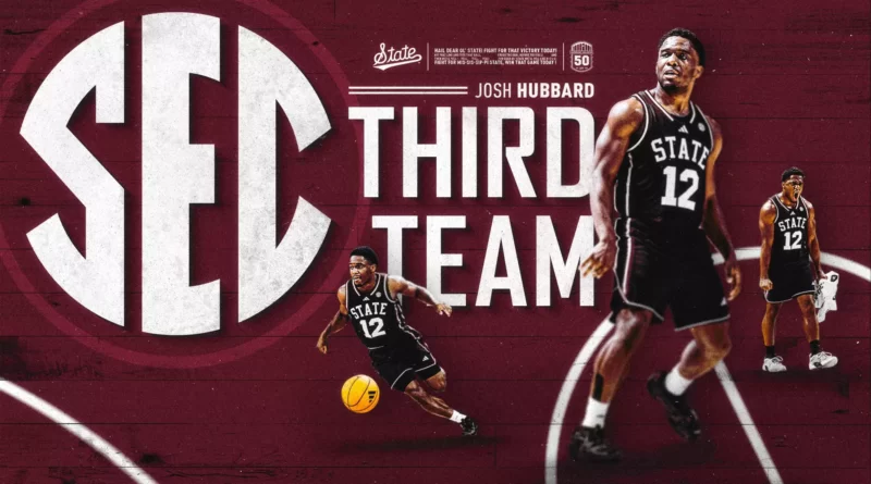 Mississippi State’s Josh Hubbard earns All-SEC Third Team for third straight season State’s Hubbard Captures All-SEC Honors For 3rd Consecutive Season