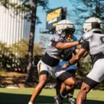 Southern Miss Football Holds First Full Pads Practice of Spring Golden Eagles Don Pads for First Time in Spring Practice