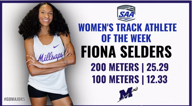 Fiona Selders Selected SAA Women’s Track Athlete of the Week