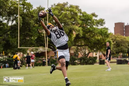 Blake Anderson and the Golden Eagles Open 2026 Spring Practice