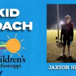Jaxson Hemby, Pediatric Patient and Ole Miss Fan, Named Childrens of Mississippi Kid Coach Children's of Mississippi Kid Coach: Jaxson Hemby