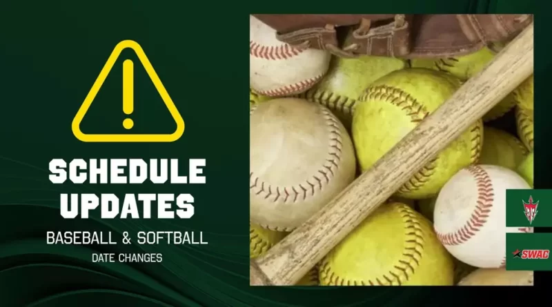 Mississippi Valley State Moves Baseball and Softball Series Due to Weather Both Baseball & Softball Series’ Moved Up Due To Weather