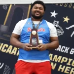Tarik Robinson-O’Hagan Wins Third Straight NCAA Indoor Shot Put Title for Ole Miss Tarik Robinson-O’Hagan Wins Third Straight NCAA Indoor Title, Ole Miss Track & Field Nabs Pair of To