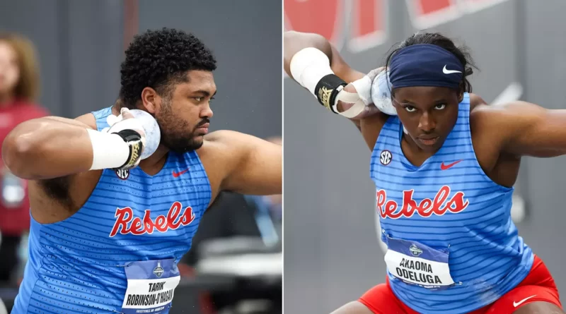 Ole Miss Track & Field’s Odeluga and Robinson-O’Hagan Win USTFCCCA South Region Awards Track & Field’s Odeluga, Robinson-O’Hagan Sweep USTFCCCA South Region Field Athlete of the Year Awar