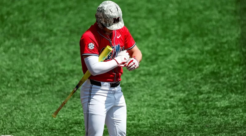 No. 25 Ole Miss Baseball Falls to Tennessee in Series Finale No. 25 Baseball Drops Finale Against Tennessee In Knoxville