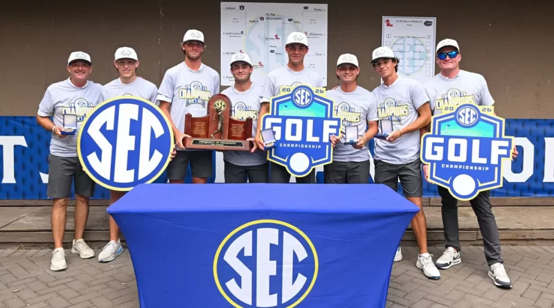 Ole Miss Men’s Golf Wins First SEC Championship in 41 Years No. 12 Men’s Golf Wins 2026 SEC Championship
