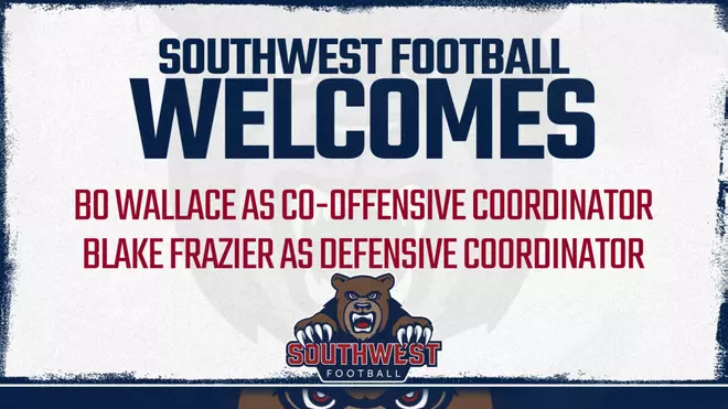 Southwest Mississippi Football Adds Wallace and Frazier to Coaching Staff for 2026 Season Bo Wallace and Blake Frazier join Southwest Football staff