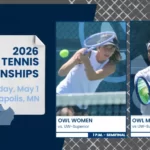 Owls Tennis makes school history with first UMAC championship bids Owls Tennis ready to take a swing at history