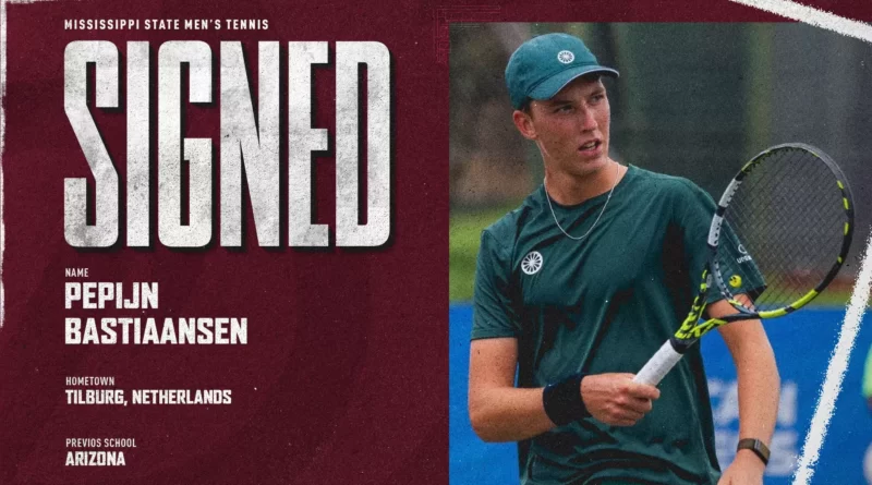 Mississippi State Men’s Tennis Announces Signing of Pepijn Bastiaansen