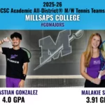 Millsaps Duo Recognized on 2025-26 CSC Academic All-District Tennis Teams Major Duo Land on 2025-26 CSC Academic All-District® Tennis Teams