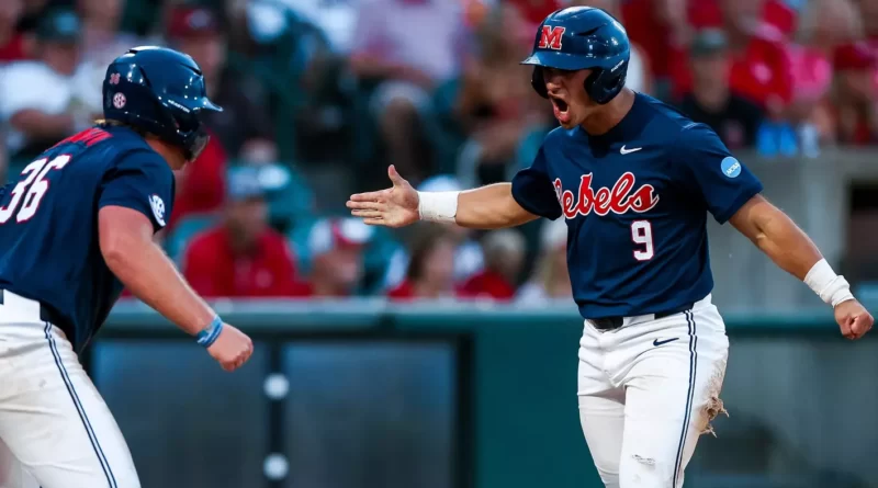 Ole Miss Baseball Advances to Lincoln Regional Final After Suspended Game Win Baseball Weathers Delay, Beats Nebraska to Advance to Regional Final