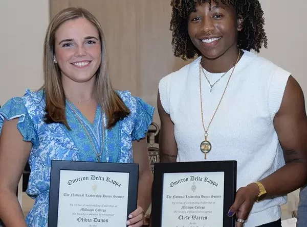 Two Millsaps Students Earn National ODK Leadership Honors