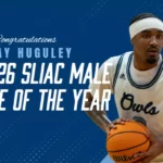 Tray Huguley Named SLIAC Male Athlete of the Year Huguley is voted SLIAC’s Male Athlete of the Year