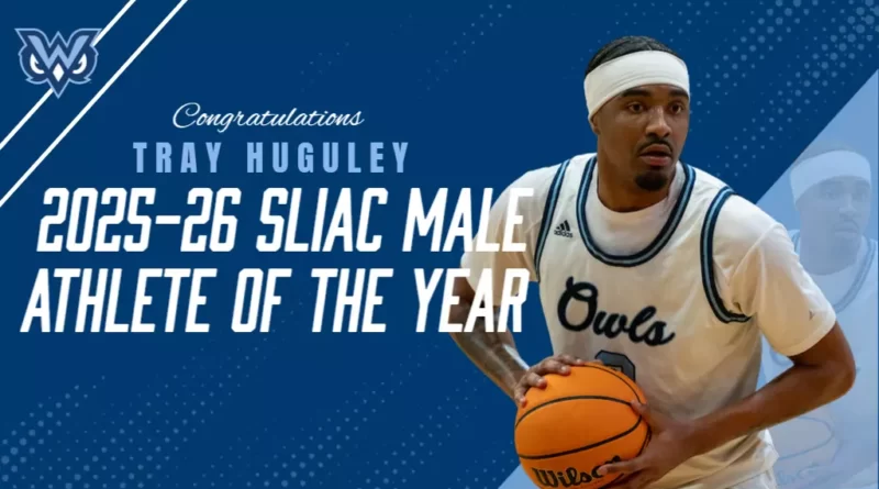 Tray Huguley Named SLIAC Male Athlete of the Year Huguley is voted SLIAC’s Male Athlete of the Year