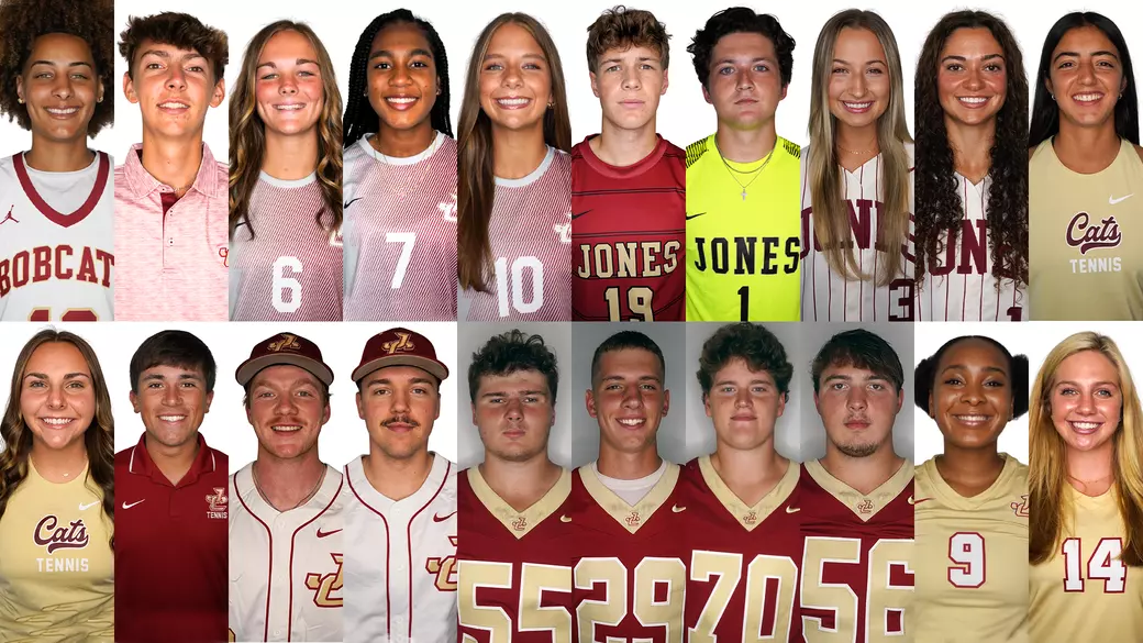 Twenty Jones College Student-Athletes Named to 2025-26 CSC Academic All-District Team