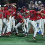 Ole Miss Baseball Advances to College World Series with Win Over Auburn Baseball Moves Within One Game of College World Series with Win Over Auburn