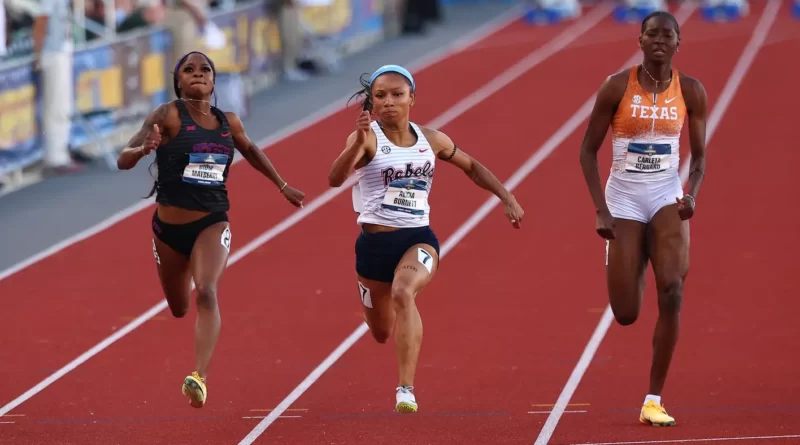 Ole Miss Track & Field’s Alicia Burnett Advances to NCAA 100-Meter Final Track & Field’s Alicia Burnett Clinches Spot in NCAA 100-Meter Final