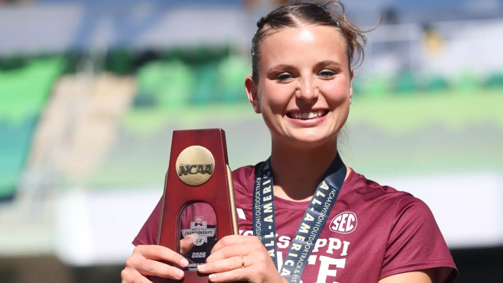 Mississippi State&#8217;s Rougetet Wins Bronze at NCAA Outdoor Championships