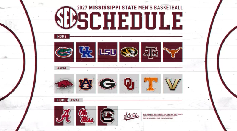 SEC Releases 2026-27 Men’s Basketball Schedule with Mississippi State Opponents SEC Reveals 2026-27 Men’s Hoops Opponents