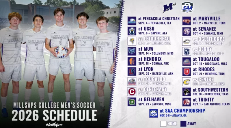 Millsaps Men’s Soccer Releases 2026 Schedule Millsaps Men's Soccer Announces 2026 Schedule as World Cup Begins