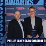 Blue Mountain Coach Phillip Laney Wins SSAC Coach of Character Award Laney honored with SSAC Coach of Character Award
