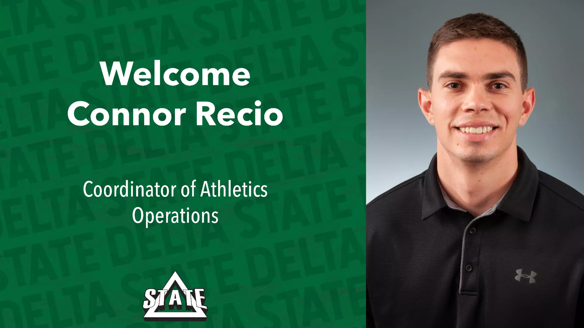 Delta State Athletics Names Connor Recio as New Operations Coordinator