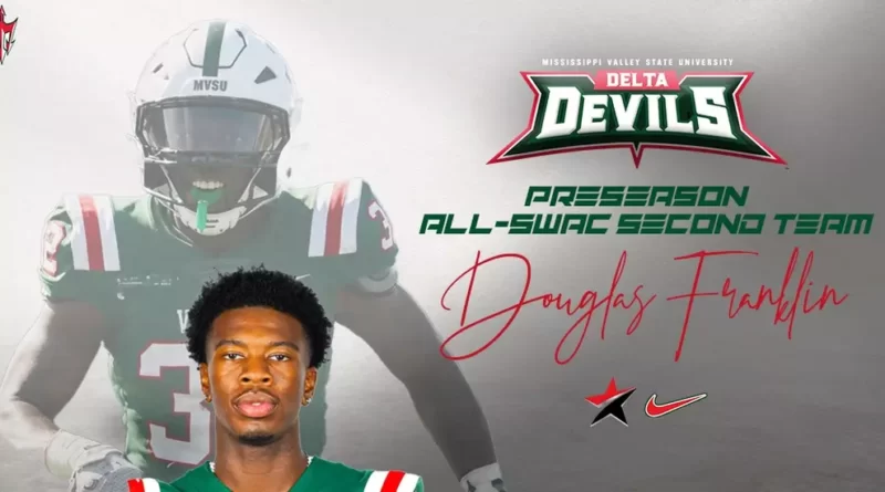 Mississippi Valley State Linebacker Douglas Franklin Named to SWAC Preseason All-Conference Team SWAC Announces 2026 Football Preseason Awards