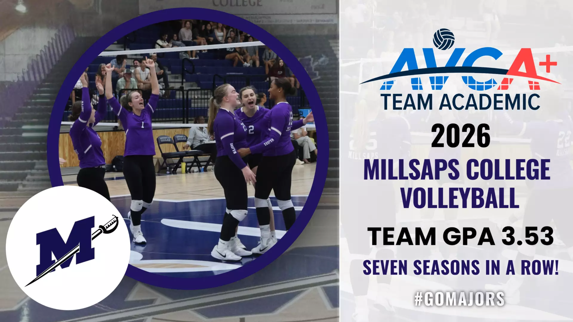 Millsaps Volleyball Wins AVCA Academic Award for Seventh Straight Year