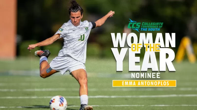 Belhaven Soccer Star Emma Antonoplos Named Nominee for CCS Woman of the Year Emma Antonoplos Named Belhaven Nominee for CCS Woman of the Year