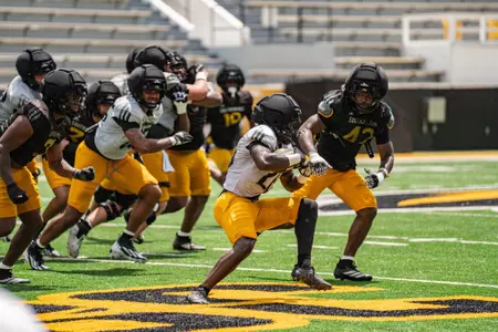 Southern Miss Football Holds First Preseason Scrimmage in Heat Football Goes Through First Preseason Scrimmage Saturday Afternoon