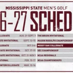 Mississippi State Announces 2026-27 Men’s Golf Schedule 2026-27 Men’s Golf Schedule Announced