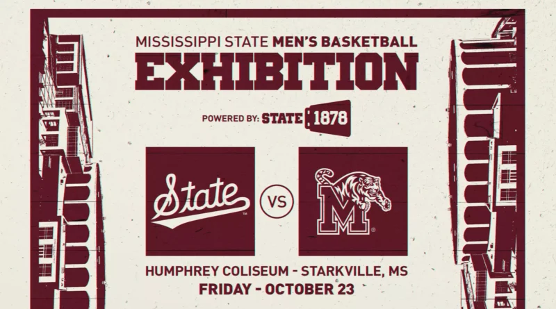Mississippi State to Host Memphis in Men’s Basketball Exhibition Game State 1878 Announces Men’s Hoops Exhibition Tilt Against Memphis