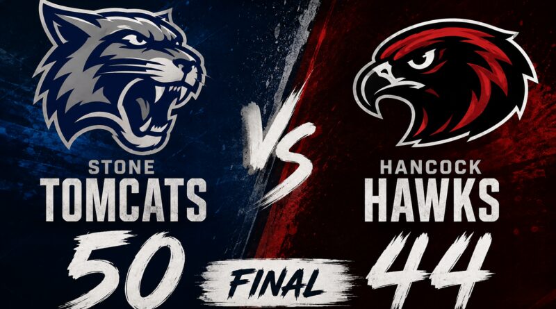 Stone Outruns Hancock 50-44 in 94-Point Shootout Stone Outruns Hancock 50-44 in 94-Point Shootout