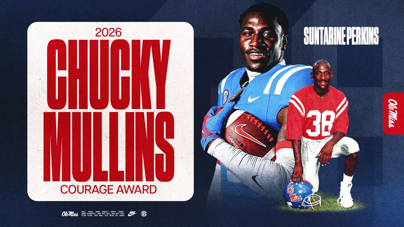 Ole Miss linebacker Suntarine Perkins wins 2026 Chucky Mullins Courage Award