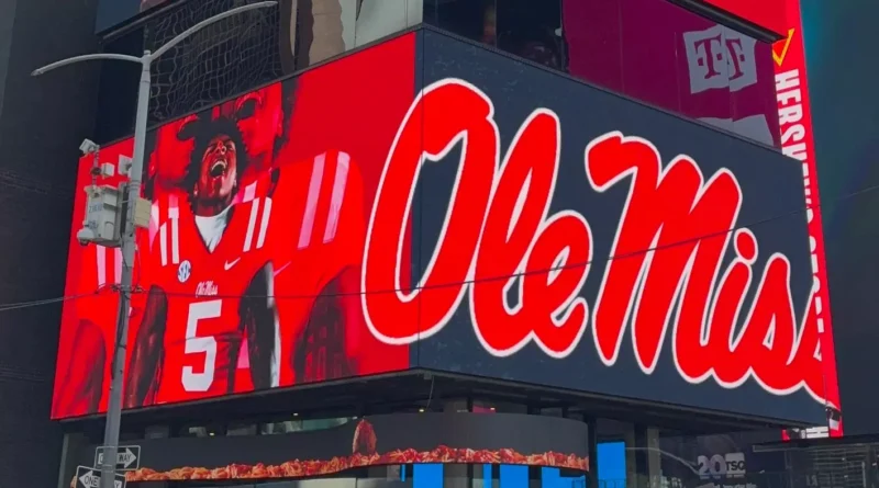 Ole Miss Celebrates Football Stars with Times Square Billboards Ole Miss Launches Times Square Run for Chambliss and Lacy