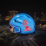 Ole Miss Highlights Chambliss, Lacy on Las Vegas Sphere in Breakthrough Branding Effort Ole Miss Showcasing Chambliss, Lacy on Sphere